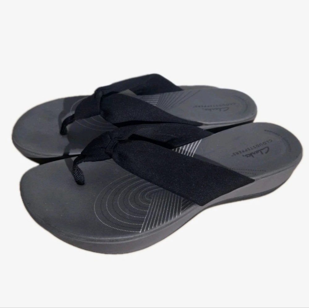 Clarks Cloudsteppers Women’s 11M Arla Glison Sandals Flip Flops